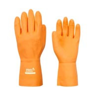 LUVA LARANJA SUPER REFORÇADA -- tamanho : G , Marca : Volk 