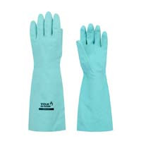 LUVA NITRILA 45CM -- tamanho : M , Marca : Volk 