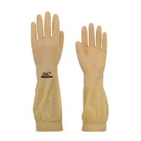 LUVA RANHURADA BEGE S/FORRO -- tamanho : EG , Marca : Volk 