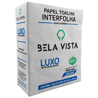 PAPEL TOALHA INTERFOLHA LUXO C/1000 FOLHAS