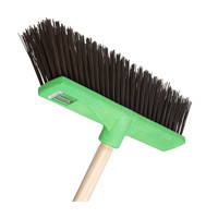 VASSOURÃO REFORÇADO PIAÇAVA 40CM C/ CABO