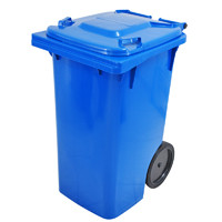 Conteiner 240 lts -- Cor : Azul , Marca : Bralimpia 