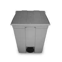 Lixeira com pedal 60 lts -- Cor : Cinza , Marca : Bralimpia 