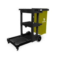 Carro América preto com bolsa amarelo